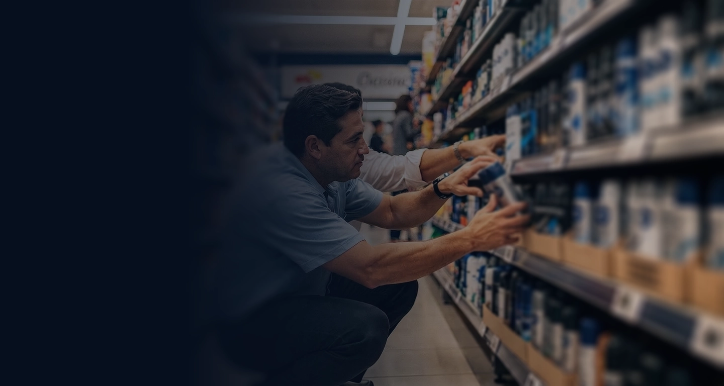 Produtos organizados para abastecer uma loja