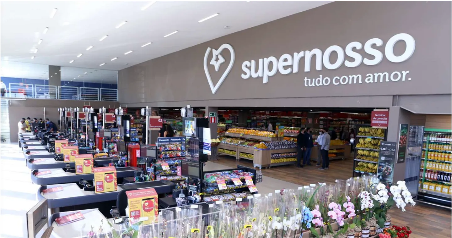 Interior de uma loja Supernosso
