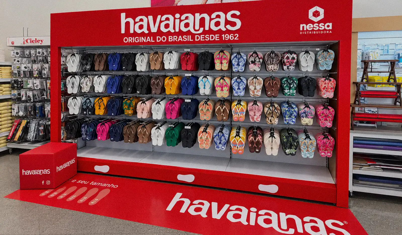 Ponto de venda depois da execução Havaianas, segundo comparativo